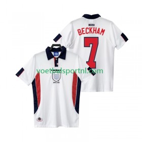 Engeland BECKHAM 7 Retro Thuis Shirt 1998